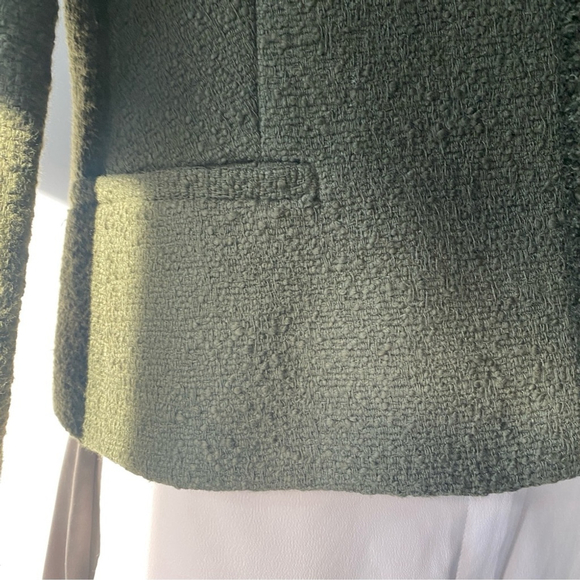 Blogger’s Fave! Zara Textured Shoulder Pad Jacket Blazer - S - Picture 9 of 13